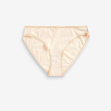 Load image into Gallery viewer, Black/White/Nude Hight Leg Cotton Rich Knickers 4 Pack