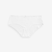 Load image into Gallery viewer, White Short Cotton Rich Knickers 4 Pack