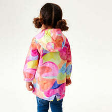 Load image into Gallery viewer, Pink Shapes Shower Resistant Printed Cagoule Jacket (3mths-6yrs)