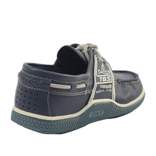 Load image into Gallery viewer, Men's Boat Shoes Grip Sole Leather Blue