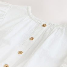 Load image into Gallery viewer, White Tie Front Blouse (3-12yrs)