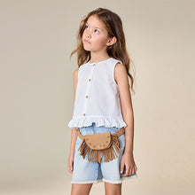 Load image into Gallery viewer, White Sleeveless Waistcoat (11-12yrs)
