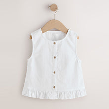 Load image into Gallery viewer, White Sleeveless Waistcoat (11-12yrs)