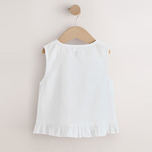 Load image into Gallery viewer, White Sleeveless Waistcoat (11-12yrs)