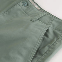 Load image into Gallery viewer, Green Sage Stretch Cotton Rich Cargo Shorts