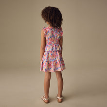 Load image into Gallery viewer, Bright Ditsy Top And Skirt Set (3-12yrs)