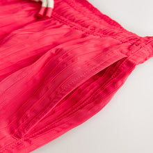 Load image into Gallery viewer, Coral Pink Textured 5 Inch Swim Shorts