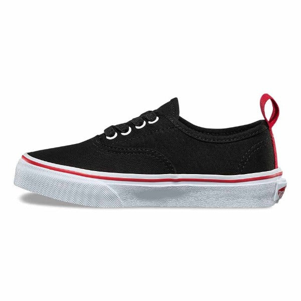 Vans authentic black outlet and red