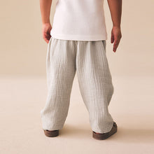 Load image into Gallery viewer, Neutral Soft Textured Pull On Trousers (3mths-6yrs)