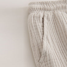 Load image into Gallery viewer, Neutral Soft Textured Pull On Trousers (3mths-6yrs)