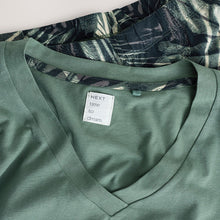 Load image into Gallery viewer, Khaki Green Short Sleeve Pyjamas