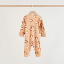 Load image into Gallery viewer, Multi Safari Animal Baby Sleepsuits 4 Pack (0mths-2yrs)