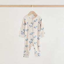 Load image into Gallery viewer, Multi Safari Animal Baby Sleepsuits 4 Pack (0mths-2yrs)