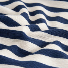 Load image into Gallery viewer, Blue Stripe Textured Oversized T-Shirt (3-12yrs)