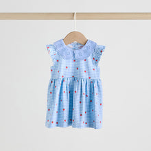 Load image into Gallery viewer, White Strawberry Baby Short Sleeve Dresse 2 Pack (0mths-2yrs)