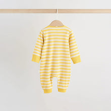 Load image into Gallery viewer, Multi Stripe Baby Sleepsuits 3 Pack (0mths-2yrs)