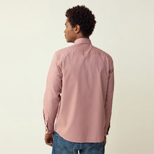 Load image into Gallery viewer, Rose Pink Regular Fit Button Down Easy Iron Oxford Shirt