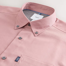Load image into Gallery viewer, Rose Pink Regular Fit Button Down Easy Iron Oxford Shirt