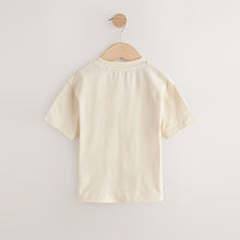 Load image into Gallery viewer, Neutral Safari Animals Short Sleeve 3D Padded T-Shirt (3mths-6yrs)