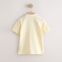 Load image into Gallery viewer, Yellow Farm All-Over-Embroidered Short Sleeve Polo Shirt (3mths-6yrs)