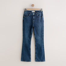 Load image into Gallery viewer, Dark Blue Mid Rise Authentic Bootcut Jeans