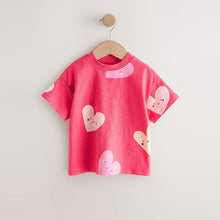 Load image into Gallery viewer, Red Hearts T-Shirts 3 Pack (3mths-6yrs)