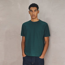 Load image into Gallery viewer, Olive Green Single N.Premium Short Sleeve Textured T-Shirt