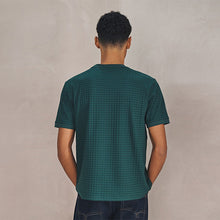 Load image into Gallery viewer, Olive Green Single N.Premium Short Sleeve Textured T-Shirt