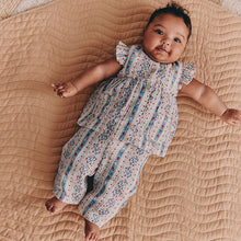 Load image into Gallery viewer, White Strawberry Baby Woven Top and Trousers Set 2 Piece (0-18mths)