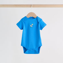 Load image into Gallery viewer, Green Farm 5 Pack Short Sleeve Baby Bodysuits