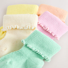 Load image into Gallery viewer, Multi Pastel Baby Socks 5 Pack