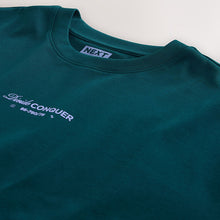 Load image into Gallery viewer, Teal Relaxed Fit Graphic Print Heavy Weight T-Shirt