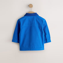 Load image into Gallery viewer, Cobalt Blue Canvas Overshirt (6mths-6yrs)