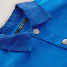 Load image into Gallery viewer, Cobalt Blue Canvas Overshirt (6mths-6yrs)