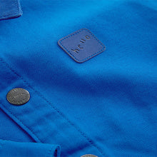 Load image into Gallery viewer, Cobalt Blue Canvas Overshirt (6mths-6yrs)