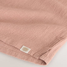Load image into Gallery viewer, Rust Brown Short Sleeves Linen Blend Revere Collar Shirt (3mths-6yrs)