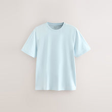 Load image into Gallery viewer, Blue Ice Regular Fit Essential Crew Neck Cotton T-Shirt
