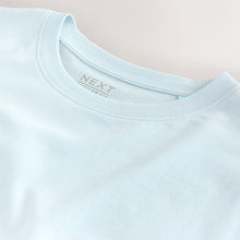 Load image into Gallery viewer, Blue Ice Regular Fit Essential Crew Neck Cotton T-Shirt