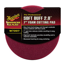 Load image into Gallery viewer, Meguiar's Soft Buff 2.0 Cutting Pad W7207 Polishing Sponge with Cutting Power