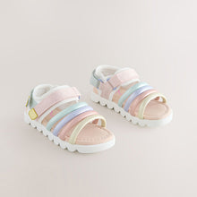 Load image into Gallery viewer, Multi Pastel Trekker Sandals