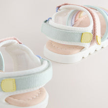 Load image into Gallery viewer, Multi Pastel Trekker Sandals