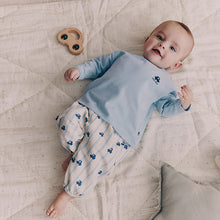 Load image into Gallery viewer, Blue Car Baby Top and Trousers Set (0mths-2yrs)