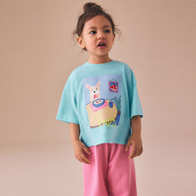 Load image into Gallery viewer, Blue Dog Short Sleeve T-Shirt (3mths-6yrs)