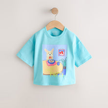 Load image into Gallery viewer, Blue Dog Short Sleeve T-Shirt (3mths-6yrs)