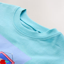 Load image into Gallery viewer, Blue Dog Short Sleeve T-Shirt (3mths-6yrs)
