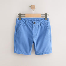 Load image into Gallery viewer, Blue Regular Fit Chino Shorts (3-12yrs)