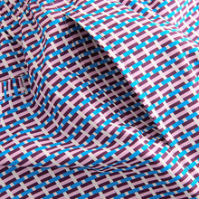 Load image into Gallery viewer, Pink/Blue Geo Print Swim Shorts 5 Inch
