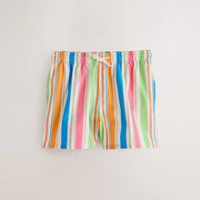 Load image into Gallery viewer, Bright Stripe Print Swim Shorts 5 Inch