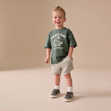 Load image into Gallery viewer, Neutral Soft Textured Pull On Shorts (3mths-6yrs)