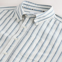 Load image into Gallery viewer, Blue Stripe Oxford Long Sleeve Shirt
